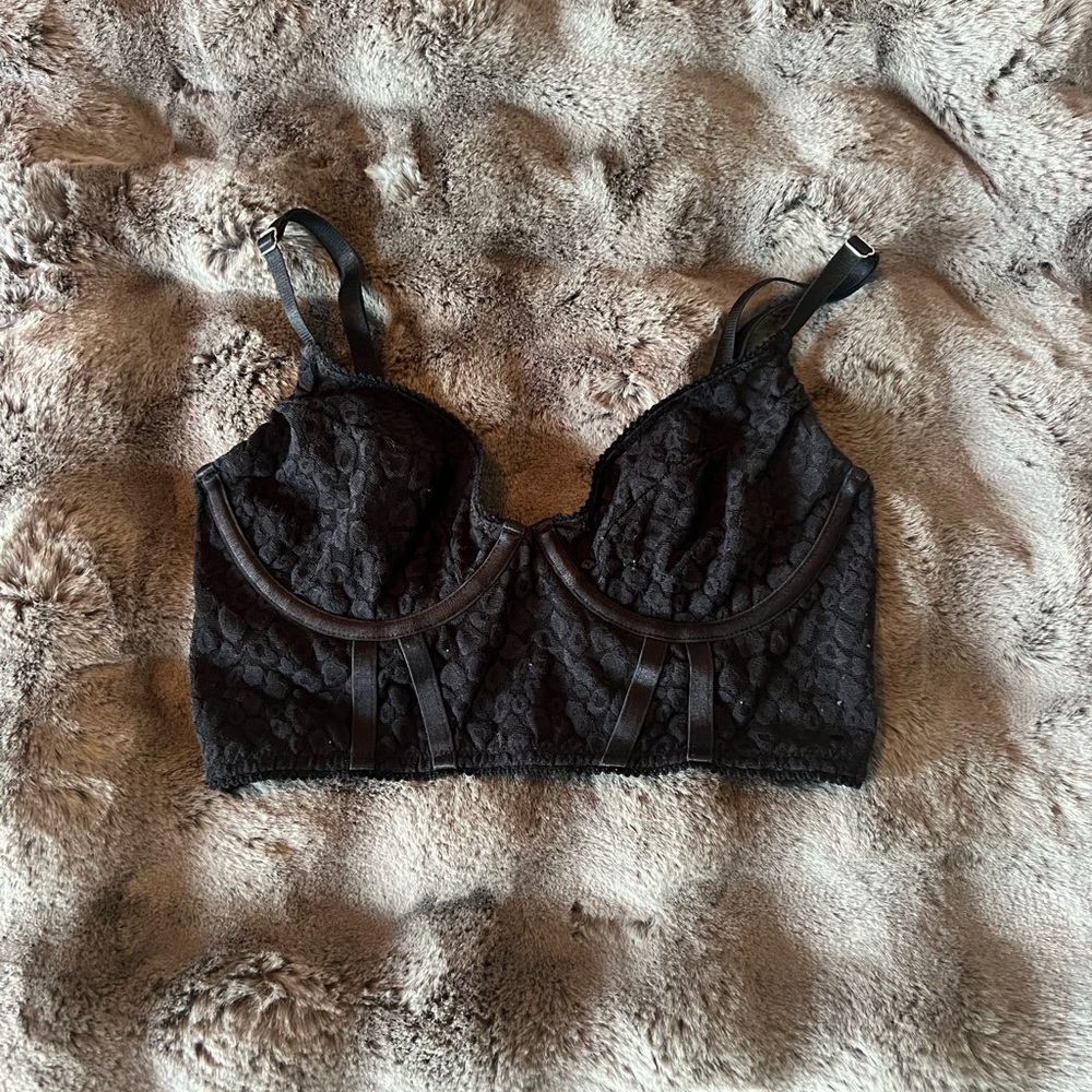 Elegant Black Lace Bralette